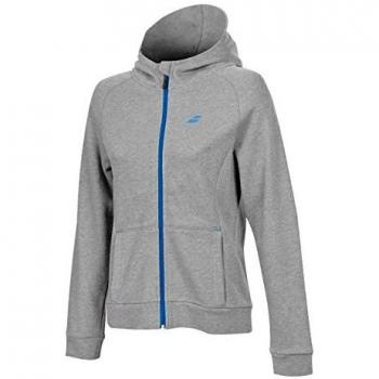 Babolat Core Sweatshirt Donna Grigio Chiaro Blu XXL