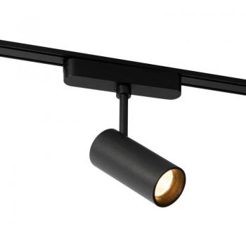 QAZQA 9W 3000K Modern Black Spotlight for 1‑Phase Track – Magnetic Gert