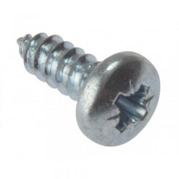 ForgeFix Self Tapping Screws Pan Head | 1/2 x 10 | Zinc Plated | Box 200