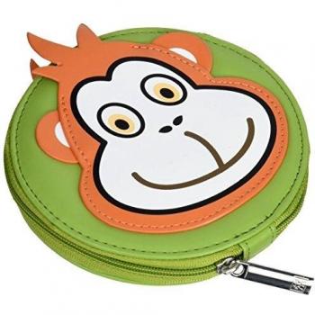 Zwilling CLASSIC INOX Maniküre‑Kit 4‑Stück – Baby‑Pediküre, Hand‑Fußpflege, Reise‑Lederlook Affe (97642