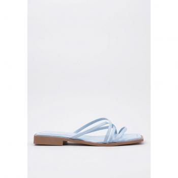 Sandalias Planas Mujer DAISY de Dulceida en Color Azul