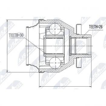 Joint Assembly for Drive Shaft NTY NPW‑VW‑014