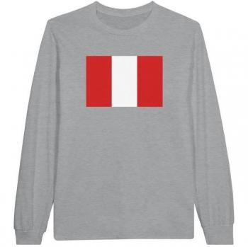 Red, White & Blue Long-Sleeve Peru Top