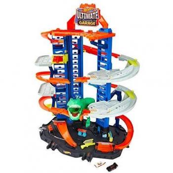 Ultimate Garage Assalto del T-Rex Robot 2 Macchinine incluse