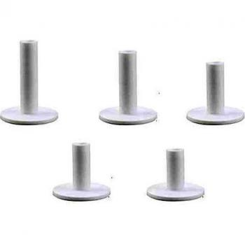 NC Practice Mat Tee Holder – 5‑Pack Rubber Golf Balls