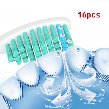 Têtes de brosse à dents ProResults (lot 16) – Compatibilité : HX6100, HX6150, HX