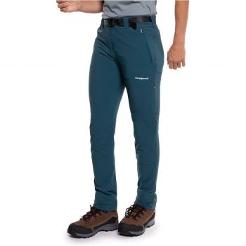 Pantalón largo de montaña para mujer Trangoworld Nedre, color azul, talla S
