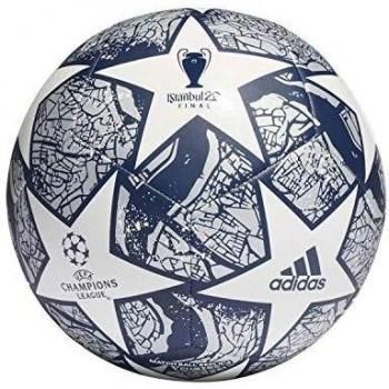 Adidas Fußball FIN IST CLB für Männer, weiß/dunkelblau/silber, Größe 5