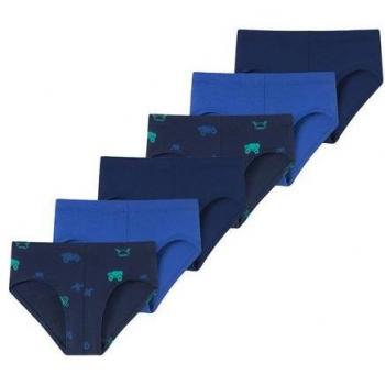 Schiesser 6er Pack Jungen Unterhosen aus 95/5 Organic Cotton