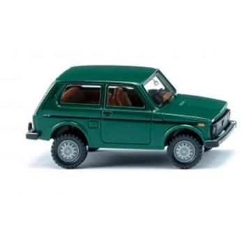 020805 H0 Wiking Moss Green Lada Niva Vehicle Set