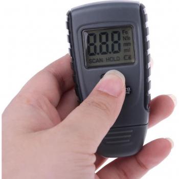 RM660 Dual‑Material Paint Thickness Gauge – 0–1.25 mm Digital Tool (Iron & Aluminum)