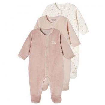 Lot de pyjamas en velours pour nouveau-nés