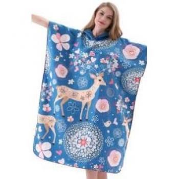 Serviette de bain à capuche pour toute la famille