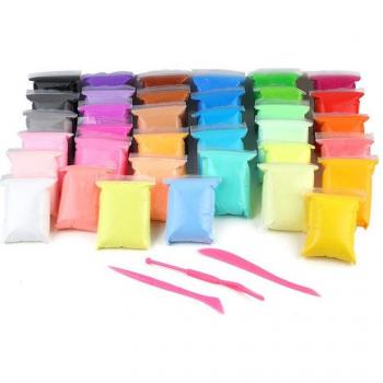 36 Colors Fluffy Air Dry Clay Set for Kids