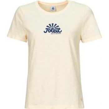 Beige Women's T-Shirt A0ACT by Petit Bateau