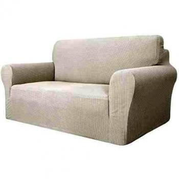 MAXIJIN Super Stretch Couch Cover for 2 Seater Couch