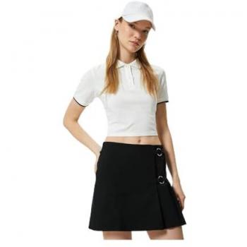 Koton Mini-Rock aus Leder, klassischer Schnitt