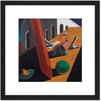 Evil Genius of a King, 8×8″ Wooden Framed Wall Print by Giorgio De Chirico