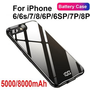 Funda Cargador 8000mAh para iPhone X/Xmax