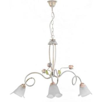 Netlighting Wilma 3 Light Flower Multi Arm Pendant Ceiling Light