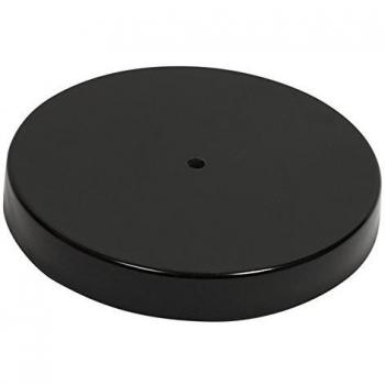 Socle pour fumeur Securit 25 x 25 cm en inox noir