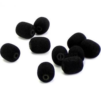 20pcs Headset Microphone Windshield Foam Covers