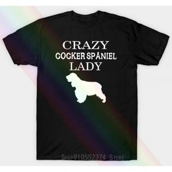 Cocker Spaniel Crazy La Popular Unisex T-Shirt