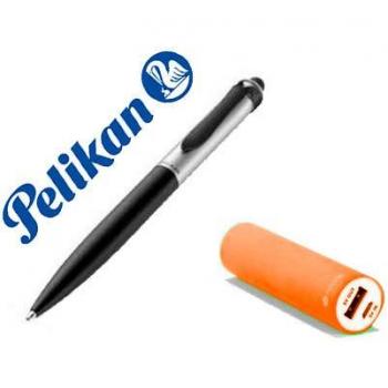Set de Bolígrafo y Powerbank Pelikan Naranja