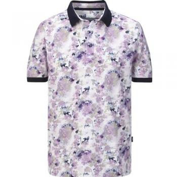 Poloshirt ELEGELLI Babista weiß rosa
