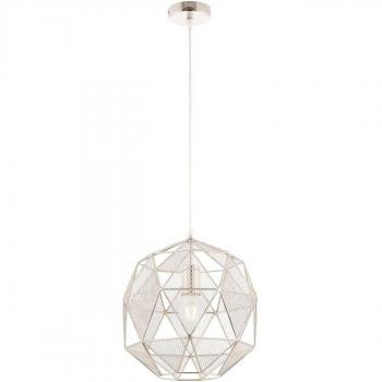 Armour 1 Light Spherical Pendant Chrome Plate, E27