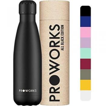 ProWorks Stainless Steel 1L Travel Water Bottle – 12H Hot, 24H Cold