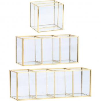 Gold Glass Earring Holder