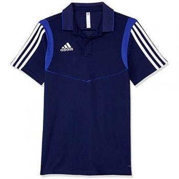 Adidas TIRO 19 Kinderpoloshirt Unisex, dunkelblau/mutiger blau, 7–8A