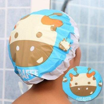 Gorra de baño elástica con diseño de búho