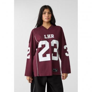 Stradivarius Hoodie Oversize mit Zahl M
