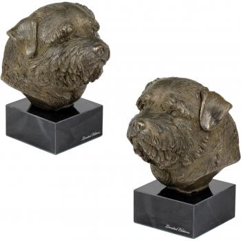 Norfolk Terrier Stone Base Dog Sculpture