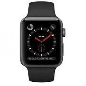 Cosmos Elite 42mm – Black Stainless Steel Case, 16 GB, GPS + Cellular, Black Sport Band