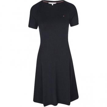 Tommy Hilfiger Kleid für den Alltag WW0WW42461 Dunkelblau Slim Fit L Damen