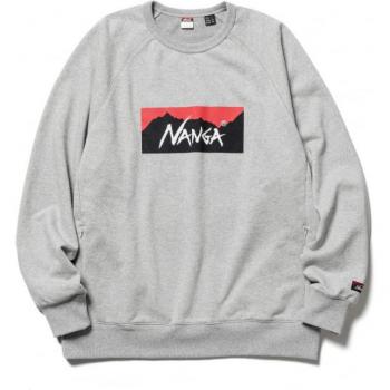 NANGA ECO‑Hybrid Box Sweater – Unisex, Grau