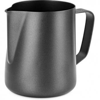 Edelstahl‑Milchkännchen Lambda 600 ml – Schwarzes Barista‑Zubehör zum perfekten Aufschäumen