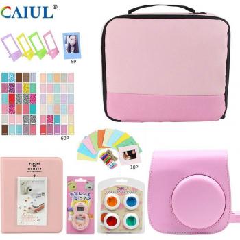 Sac de rangement CAIUL pour photographie et cosmétiques, adapté aux Fujifilm Instax Mini 9 8 7s