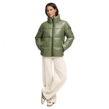 Glänzende Damen-Steppjacke Hazalee – Olive Leaf, XL