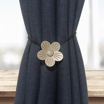 Magnetic Flower Curtain Tiebacks