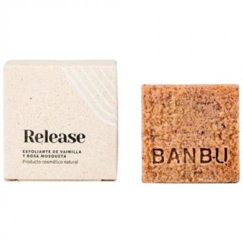 Banbu Jabón exfoliante corporal con aroma a vainilla Release