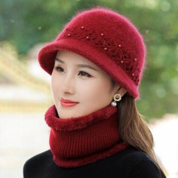 Conjunto de gorro y bufanda de invierno