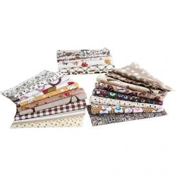 50 Pieces Cotton Fabric for Handmade Accessories J01