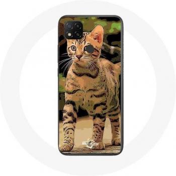 Casquette Protectrice Xiaomi Redmi 9C Bengal Cat Maniacase