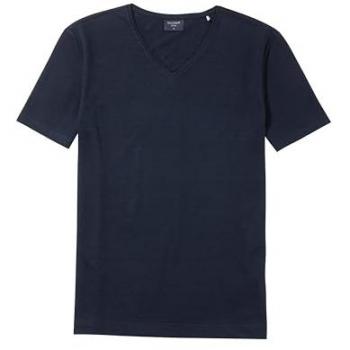 OLYMP Level Five T-Shirt mit V-Ausschnitt in Marine, Größe L