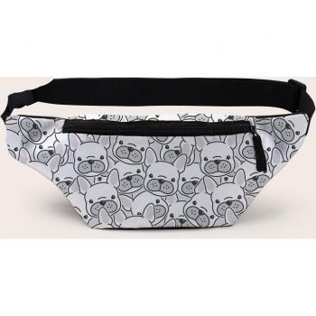 Riñonera con estampado de lindos Pugs, Deanfun, para mujer, 18071