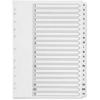 Q-Connect 20-Part A-Z Index Reinforced Tabbed Board